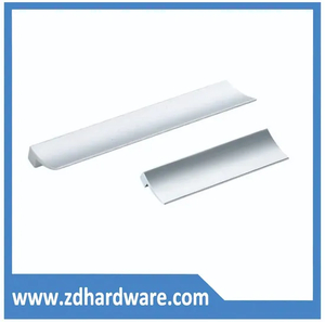 Factory Aluminum Profiles Decoration Cabinet Drawer Door Pulls Furniture Hardware Kitchen Fittings Accessories Gold Handle 1meter