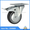 TPR PP Rubber Industrial TPE Caster Wheel Furniture Chair Bed Cabinet Wheel Caster with Brake Swivel Heavy Duty Office Hardware