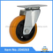 TPR Twin Wheel Castors Soft Grey Rubber Double Industrial Casters Without Brake