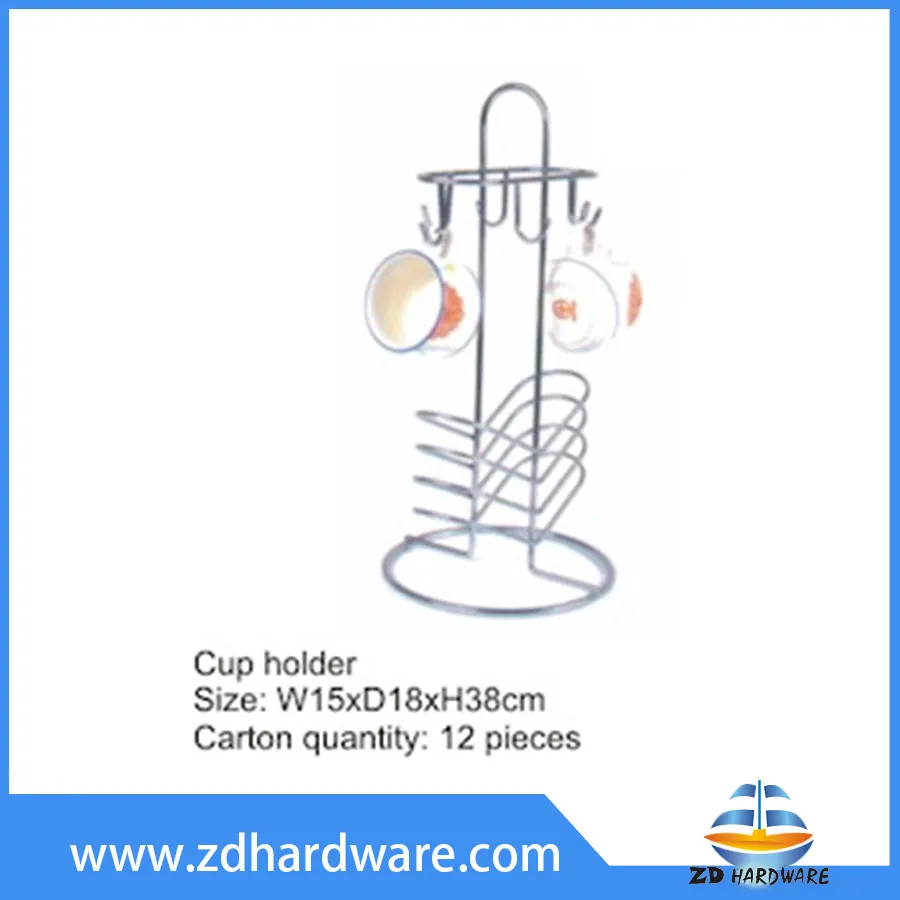 Cup Holder Glasses Hanging Hook Coffee Cups Plates Rack Furniture Hardware