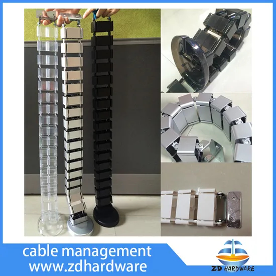 Office Cable Management Desk Accessories White Black Silver Transparent Color