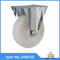 Caster Wheel White Rubber Industrial Big Castors Without Brake