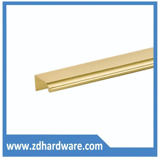 Aluminum Profiles Handle Decoration Cabinet Drawer Door Pulls Furniture Hardware Kitchen Fittings 256mm Perfect Good Prices Different Colours