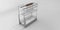Kitchen Round Wire Storage Drawer Cabinet Pull out Baskets Spice Rack