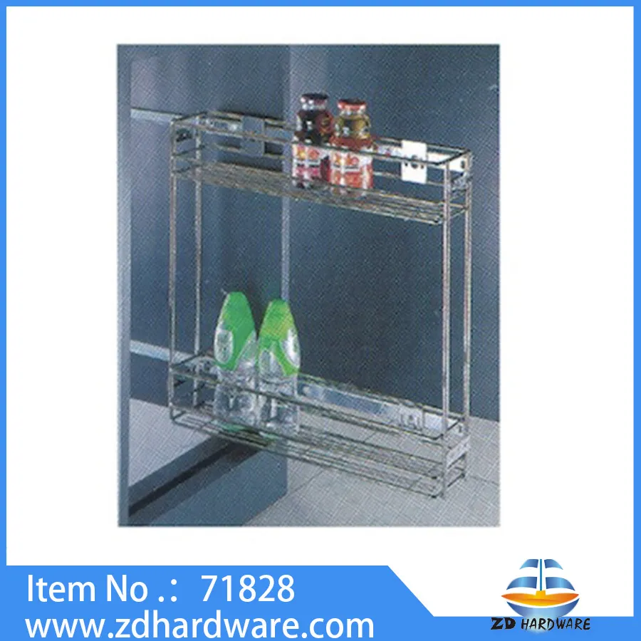 Kitchen Side Pull out Wire Baskets Cabinet Fittings Hardware