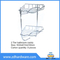 2 Tier Bathroom Baskets Shower Shelf Caddy Shampoo Rack Fittings Hardware