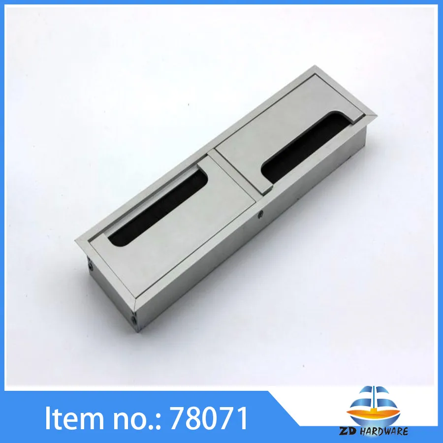 New Design Aluminum Office Desk Line Insert Box Line Box Cable Outlet Grommet