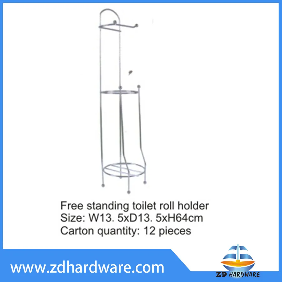 New Style Free Standing Toilet Roll Holder Bathroom Hardware Fittings