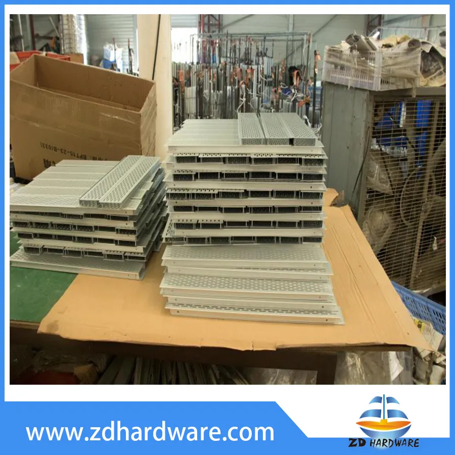 Aluminum Ventilation Grilles / Air Ventilator for Cabinet Grills Brush Nickel 100*500mm