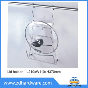 Hanging Kitchen Lid Holder Lids Rack Pan Storage Pot Cover Supporter