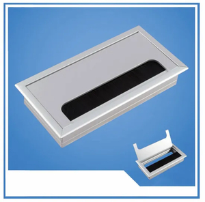 Aluminium Cable Box / Office Desk Cable Grommet