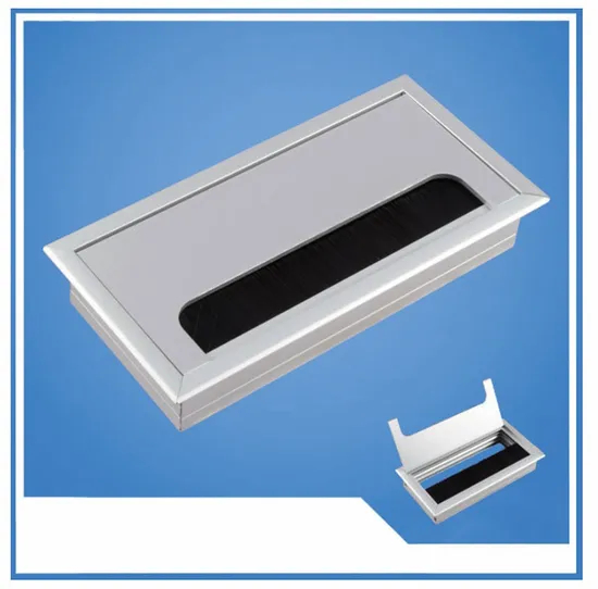 Aluminium Cable Box / Office Desk Cable Grommet