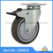 100mm Wheel Casters Industrial Furniture Castor TPR Silence Medical Roller with Brake