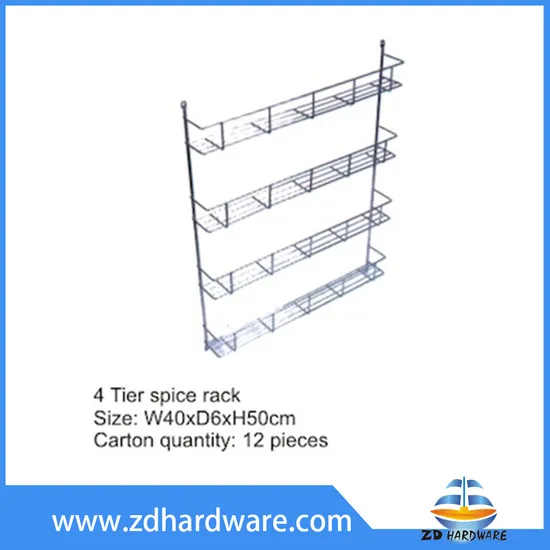 Magic 4 Tier Spice Rack Spice Bottles Supporter Kitchenware Basket