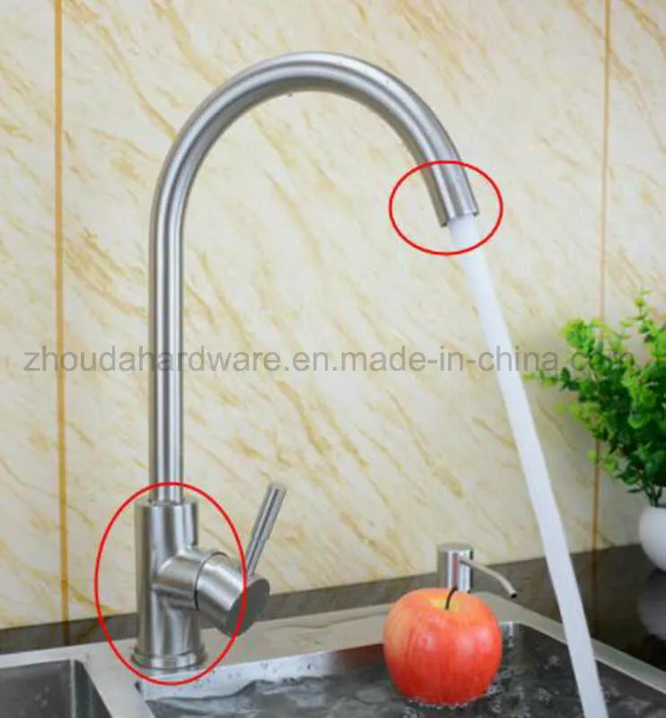 Good Quality Stainless Steel Kitchen Sink Faucets Cold Hot Tap