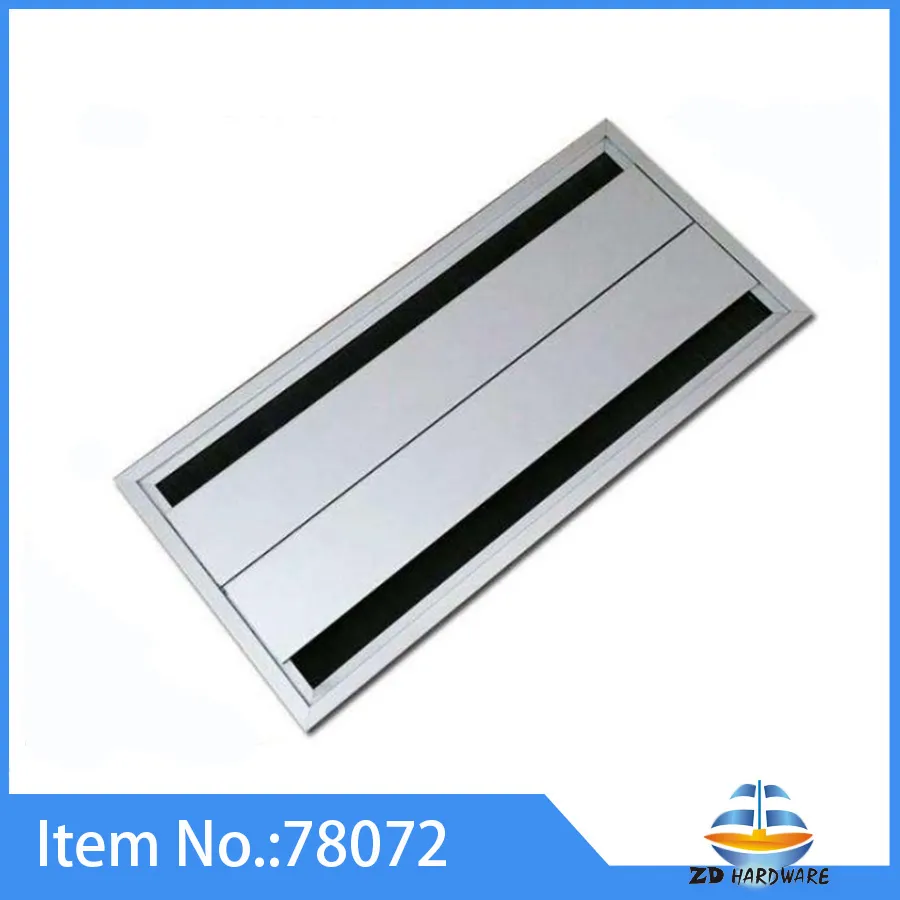 Modern Aluminum Alloy Computer Line Outlet Table Line Cover Box Line Wire Grommet
