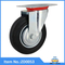 Black Rubber Big Castors Wheel Industrial Casters Factory Good Quality