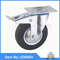 Fixed Blue Rubber Caster Wheel Industrial Heavy Duty Castors