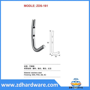 Stainless Steel J Shape Clothes Hooks Robe Hanger Furniture Accessories