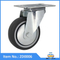 Grey Rubber Industrial Wheel Casters Factory Without Brake
