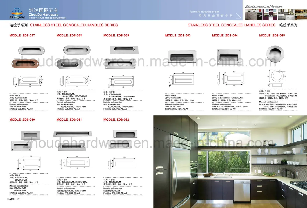 Stainless Steel Cabinet Handles Ss Popular Design Drawer Pull