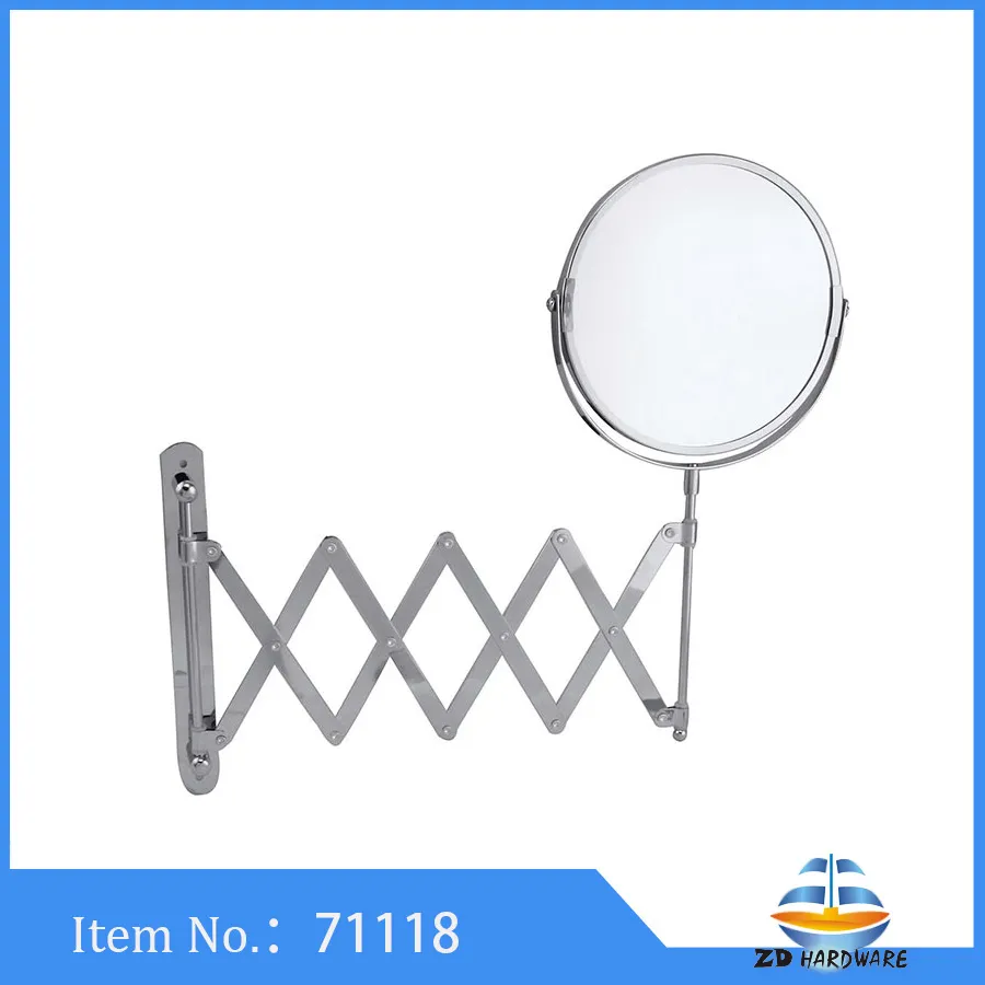 Bathroom Fittings Decorative Telescopic Mirror Wall Mounted Foldable Mirrors