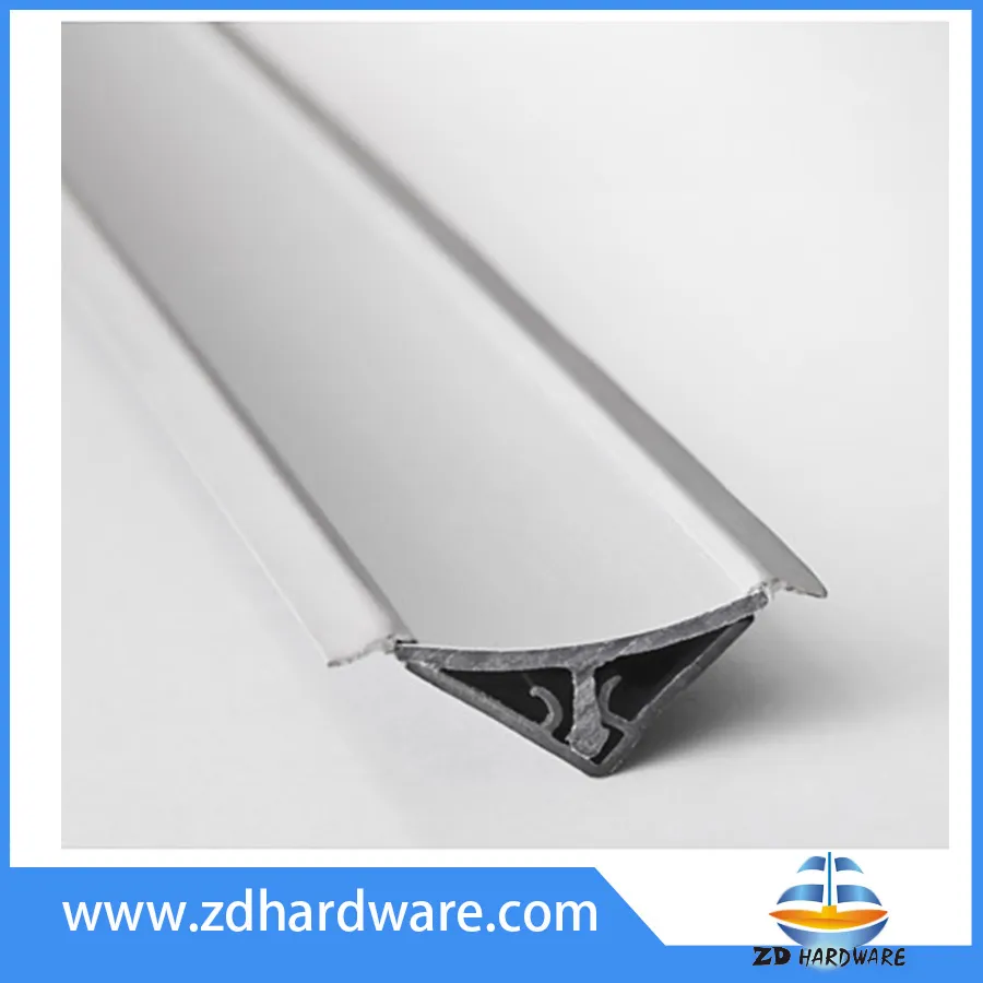 Wooden Top Backsplash PVC Profile Silver Worktop Profile Accessories