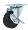 Black Rubber Caster Wheel/ Light Caster