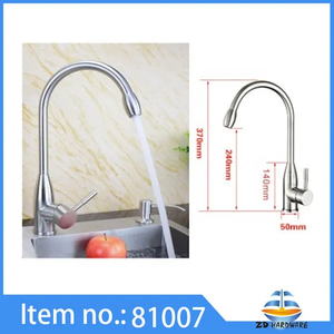 Zd Stainless Steel One Handle Cold Hot Mixer Sink Faucet