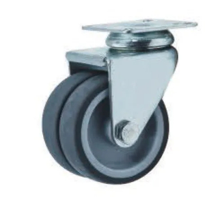 Double Wheel Caster TPR Caster