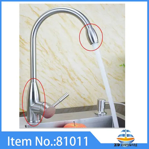 Stainless Steel Kitchen Faucets Mixer Cold Hot Taps