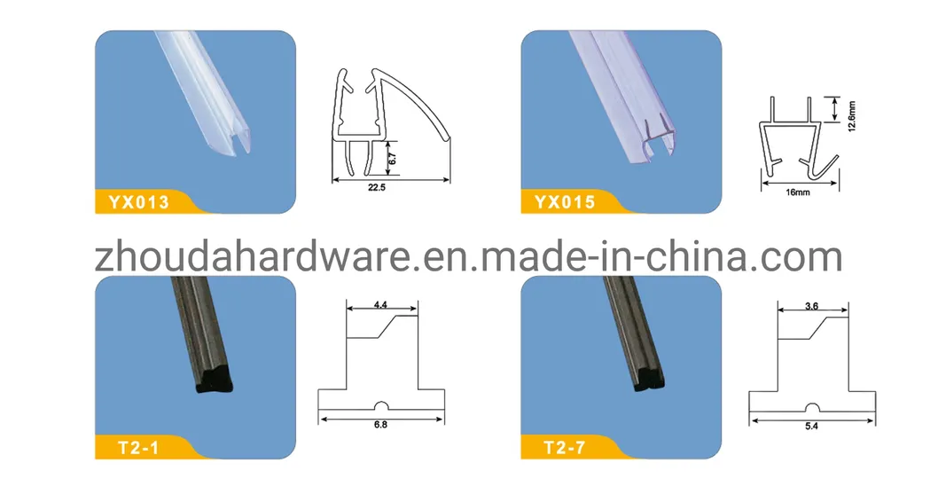 Plastic Seals for Bathroom Door / Bathroom Door Seals