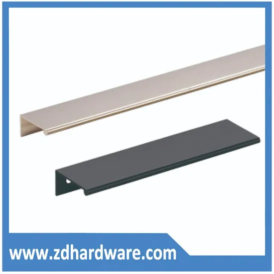 Perfect Prices Black Aluminum Profiles Handle Cabinet Drawer Door Pulls Furniture Hardware Kitchen Fittings 128mm