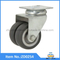 TPR Twin Wheel Castors Soft Grey Rubber Double Industrial Casters Without Brake