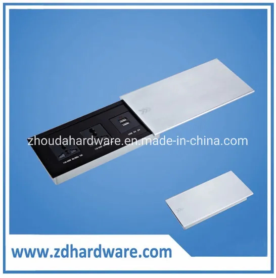 Slide Cover Multifunction Line Box Desktop Cable Socket