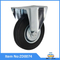 Black Rubber Big Castors Wheel Industrial Casters Factory Good Quality