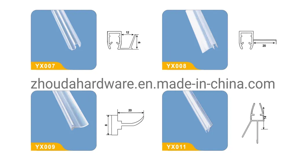 Plastic Seals for Bathroom Door / Bathroom Door Seals