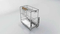 Kitchen Round Wire Storage Drawer Cabinet Pull out Baskets Spice Rack