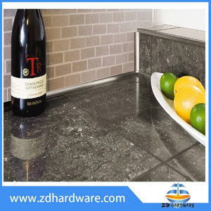 Wooden Top Backsplash PVC Profile Silver Worktop Profile Accessories