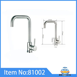 304 Stainless Steel Kitchen Sink Faucets Cold Hot Bathroom Taps