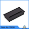 Black Aluminum Office Desk Wire Box Cable Grommet Computer Table Cable Outlet Box Hardware