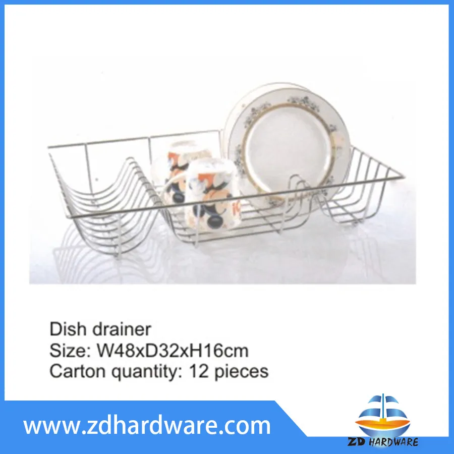 Kitchen Dish Drainer Plate Holder Cup Rack Storage Baskets Furniture Fittings Accessories