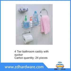 Soap Tissue Roll Spare Paper Cup Tumbler Glass Corner Towel Holder Bathroom Caddy